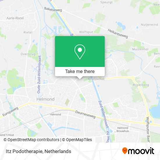 Itz Podotherapie map