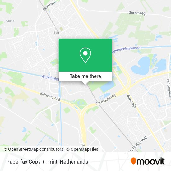 Paperfax Copy + Print map