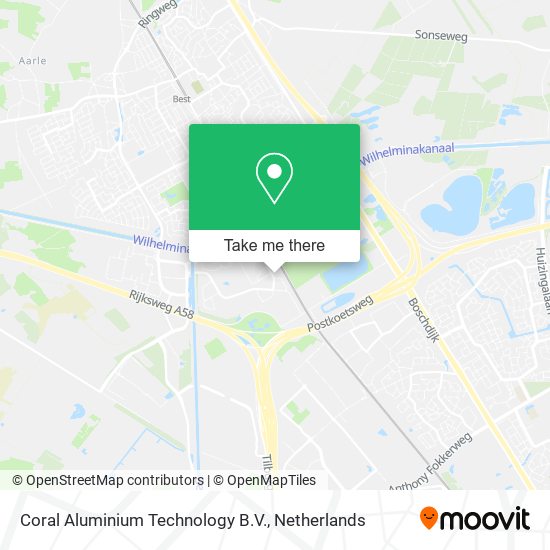 Coral Aluminium Technology B.V. map