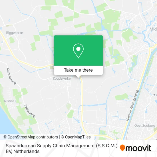 Spaanderman Supply Chain Management (S.S.C.M.) BV map