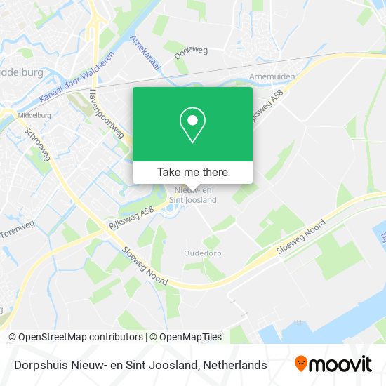 Dorpshuis Nieuw- en Sint Joosland Karte