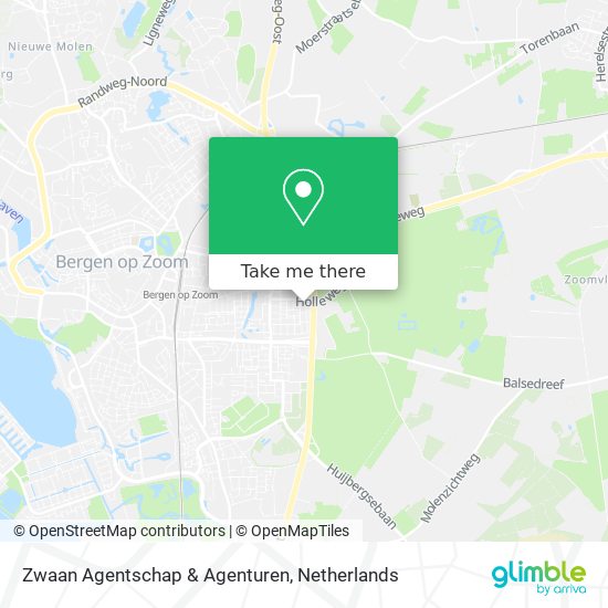 Zwaan Agentschap & Agenturen Karte