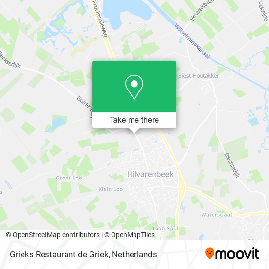 Grieks Restaurant de Griek map