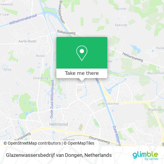 Glazenwassersbedrijf van Dongen map