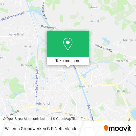 Willems Grondwerken G P map