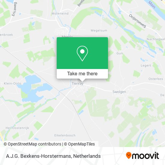 A.J.G. Bexkens-Horstermans map