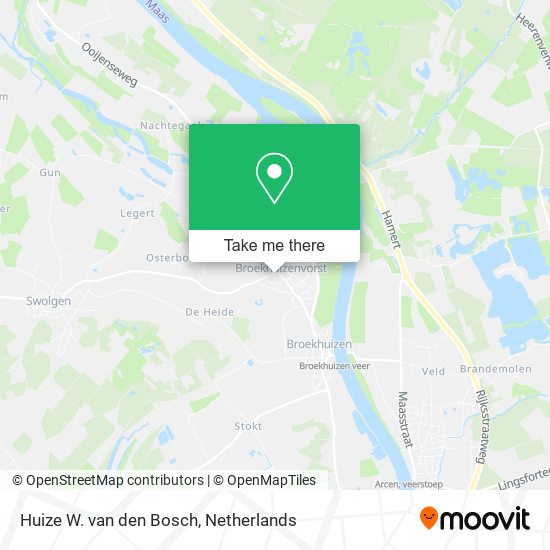 Huize W. van den Bosch map