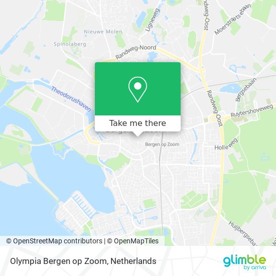 Olympia Bergen op Zoom map