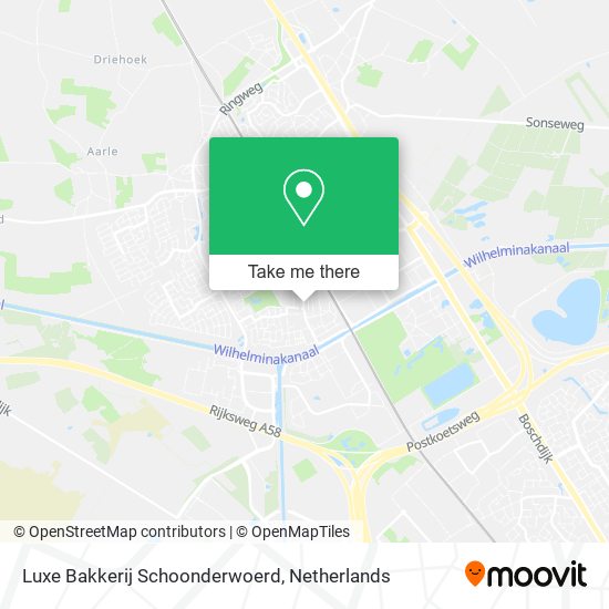 Luxe Bakkerij Schoonderwoerd map