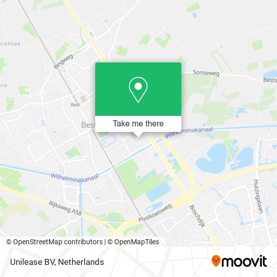 Unilease BV map