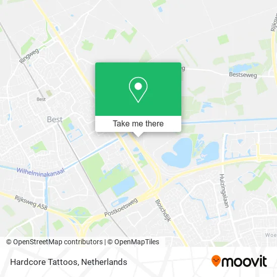 Hardcore Tattoos map