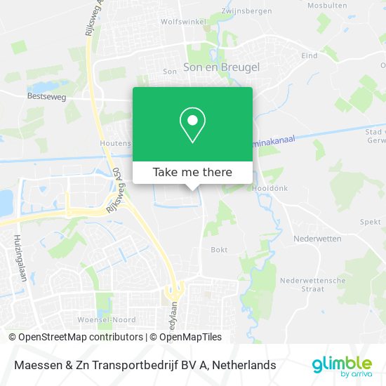 Maessen & Zn Transportbedrijf BV A map