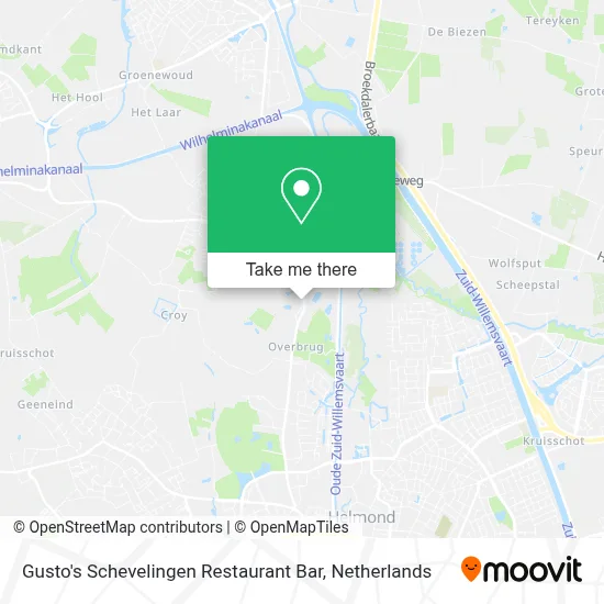 Gusto's Schevelingen Restaurant Bar map