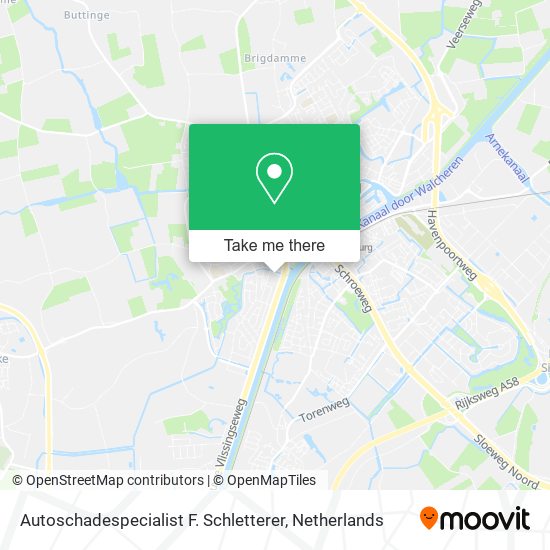 Autoschadespecialist F. Schletterer map