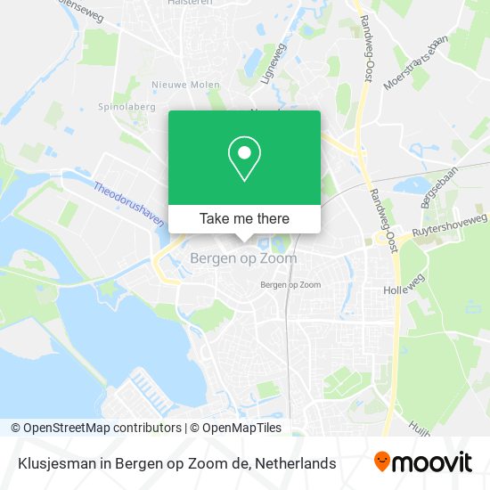 Klusjesman in Bergen op Zoom de Karte