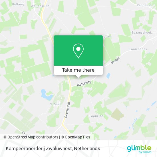 Kampeerboerderij Zwaluwnest Karte