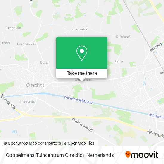 Coppelmans Tuincentrum Oirschot map