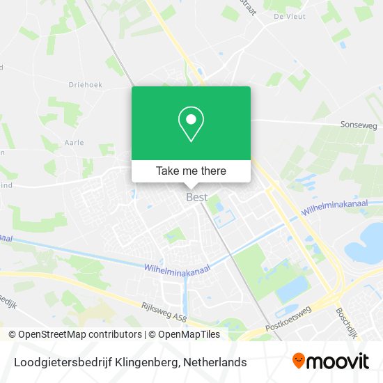 Loodgietersbedrijf Klingenberg map
