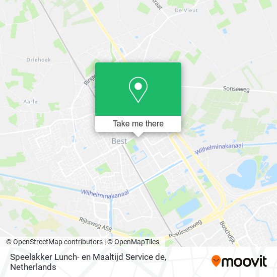 Speelakker Lunch- en Maaltijd Service de map