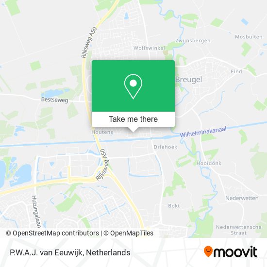 P.W.A.J. van Eeuwijk map