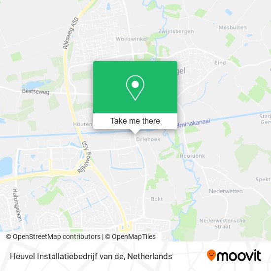 Heuvel Installatiebedrijf van de map