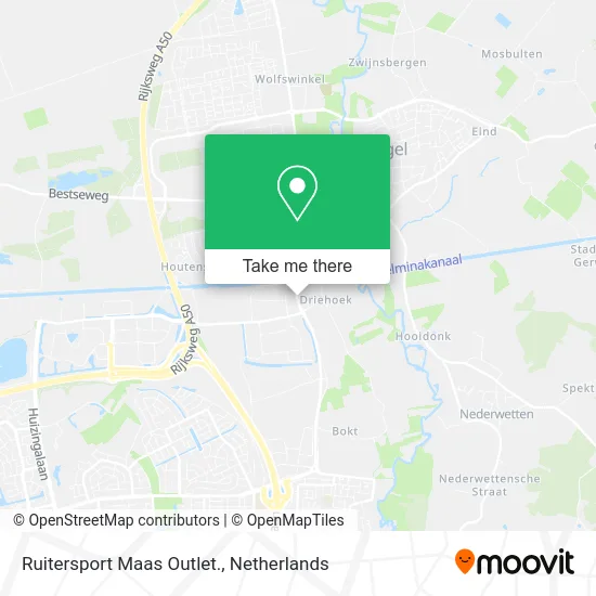 Ruitersport Maas Outlet. map