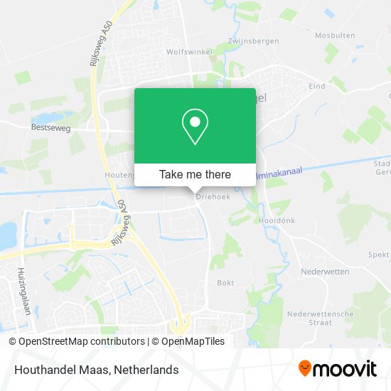 Houthandel Maas map