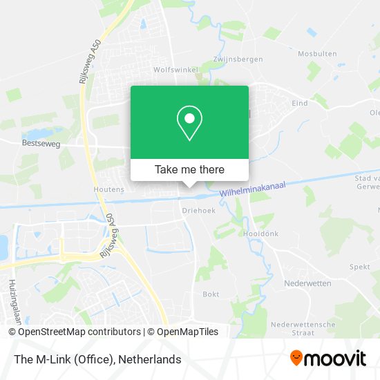 The M-Link (Office) map