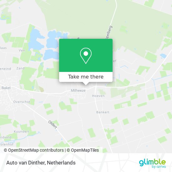 Auto van Dinther map