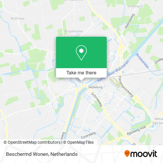 Beschermd Wonen map