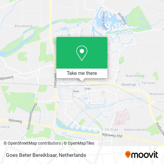 Goes Beter Bereikbaar map