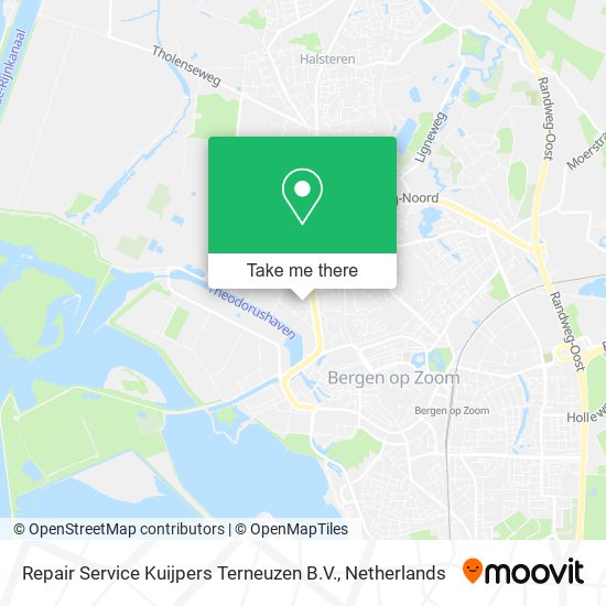 Repair Service Kuijpers Terneuzen B.V. Karte