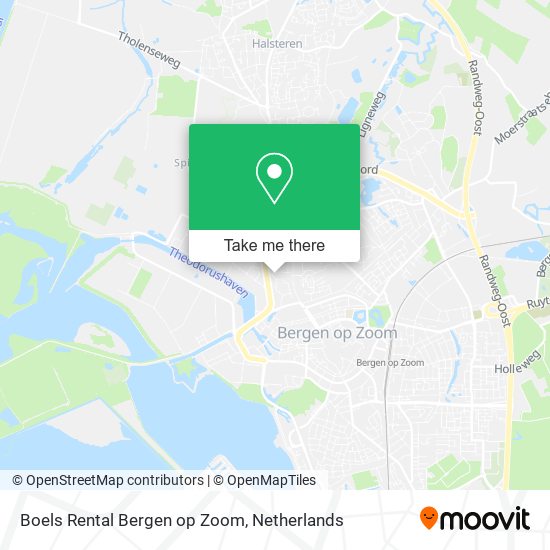 Boels Rental Bergen op Zoom Karte