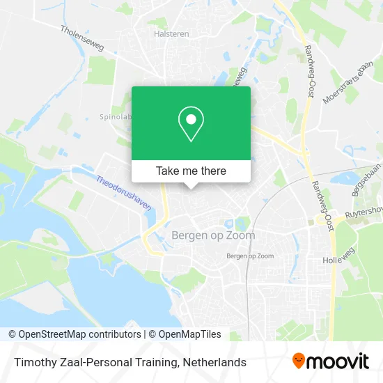 Timothy Zaal-Personal Training map