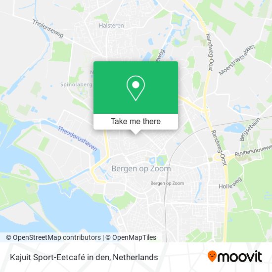 Kajuit Sport-Eetcafé in den Karte