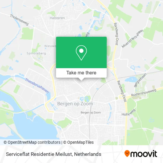 Serviceflat Residentie Meilust map
