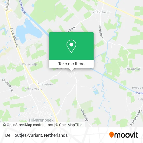 De Houtjes-Variant map