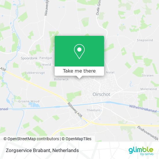 Zorgservice Brabant Karte