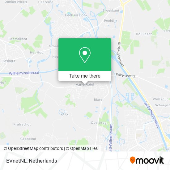 EVnetNL map