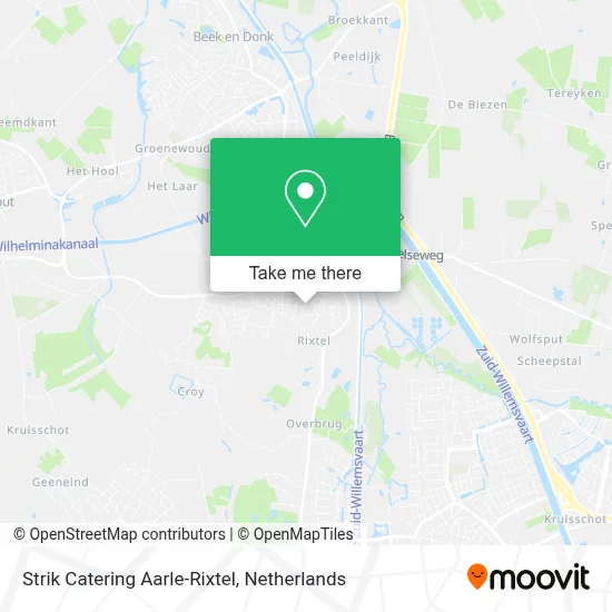 Strik Catering Aarle-Rixtel map