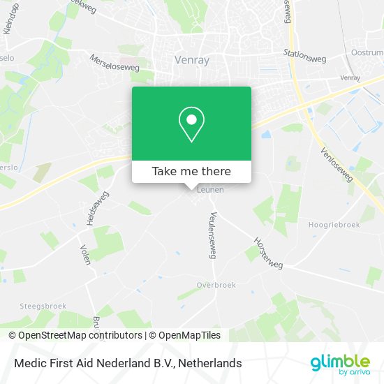 Medic First Aid Nederland B.V. map