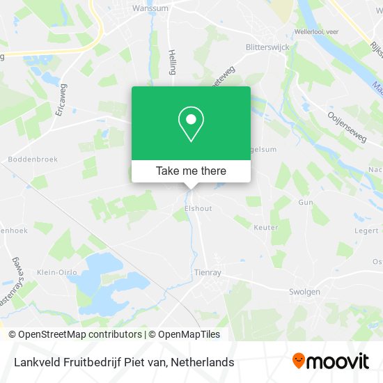 Lankveld Fruitbedrijf Piet van map