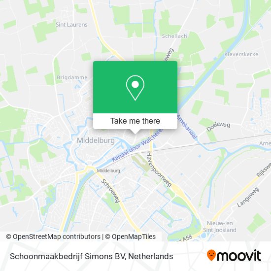 Schoonmaakbedrijf Simons BV map