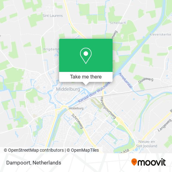 Dampoort map