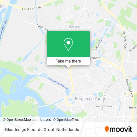 Glasdesign Floor de Groot map