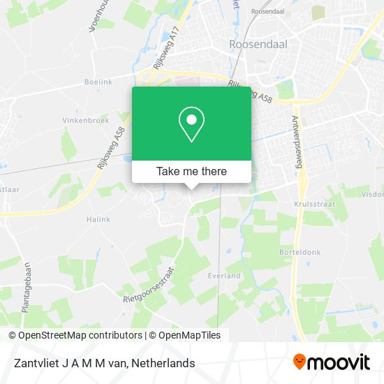 Zantvliet J A M M van map