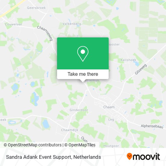 Sandra Adank Event Support map