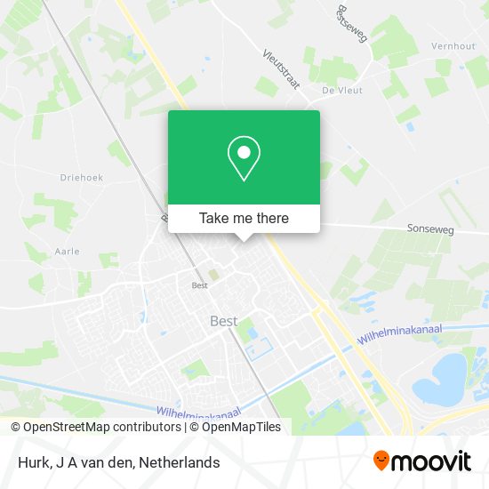 Hurk, J A van den map