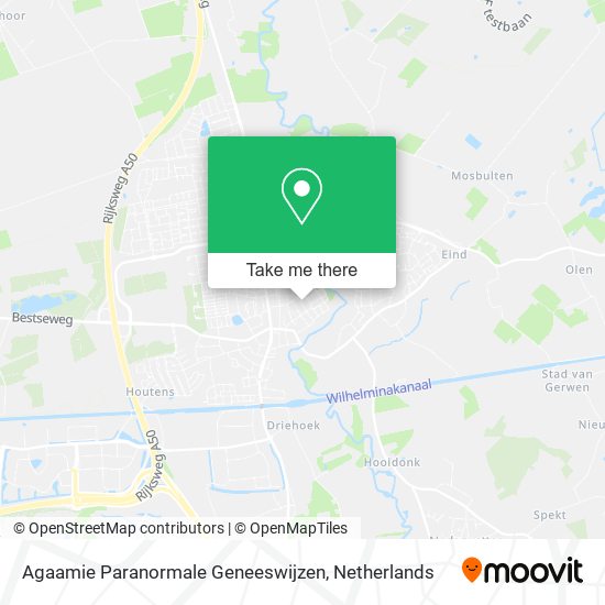 Agaamie Paranormale Geneeswijzen map