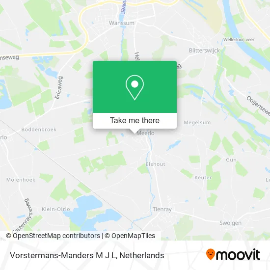 Vorstermans-Manders M J L Karte